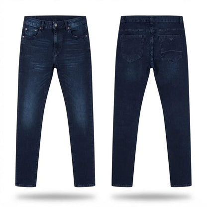 XYNVORA Premium Men’s Dark Blue Slim Fit Denim Jeans