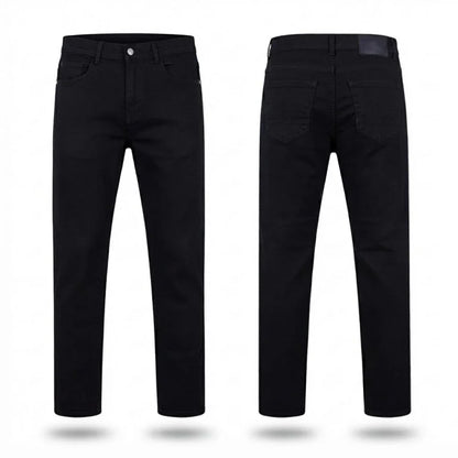 XYNVORA Premium Men’s Black Slim Fit Stretch Jeans