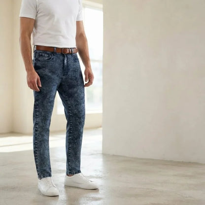 XYNVORA Men’s Premium Blue Denim Jeans – Stylish Regular Fit Casual Jeans